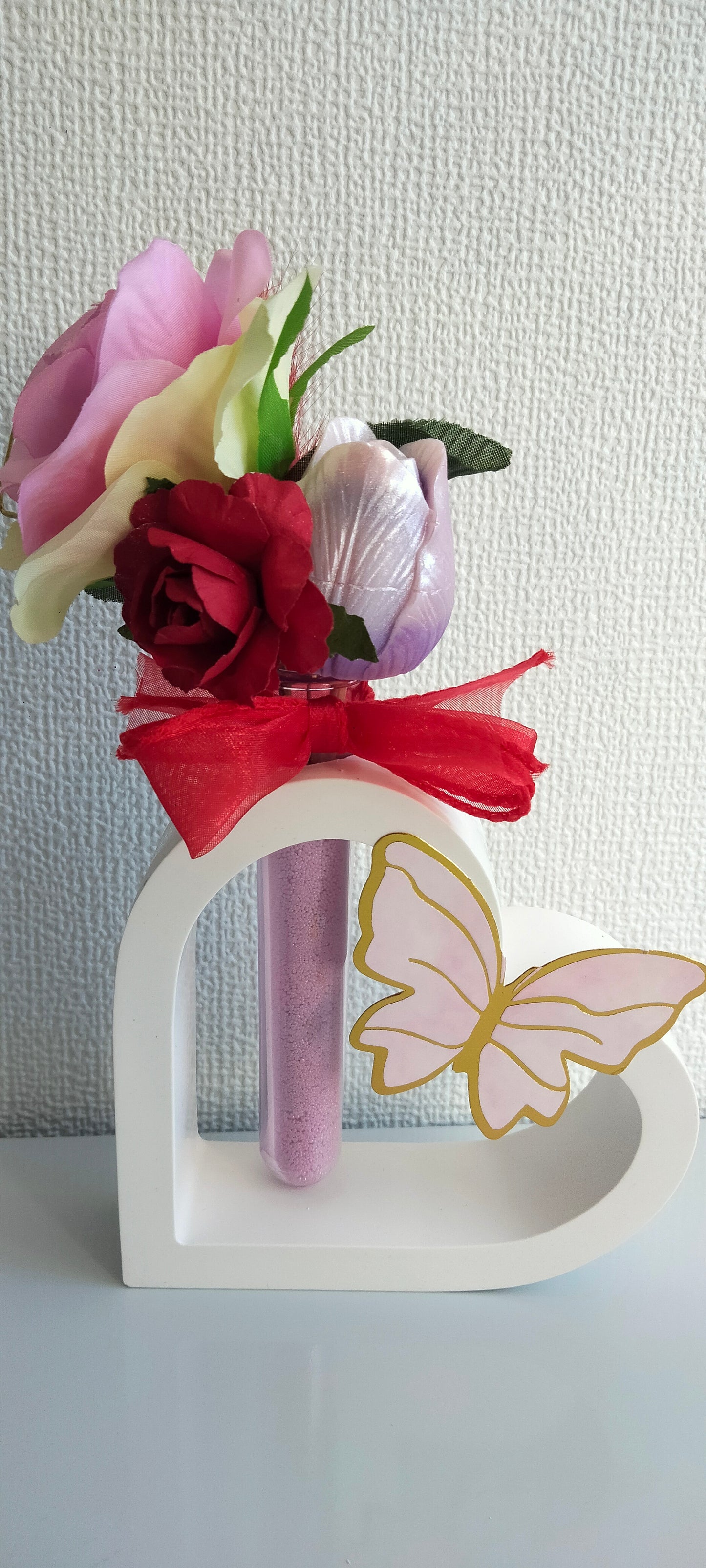 Décoration cœur et fondant parfumée