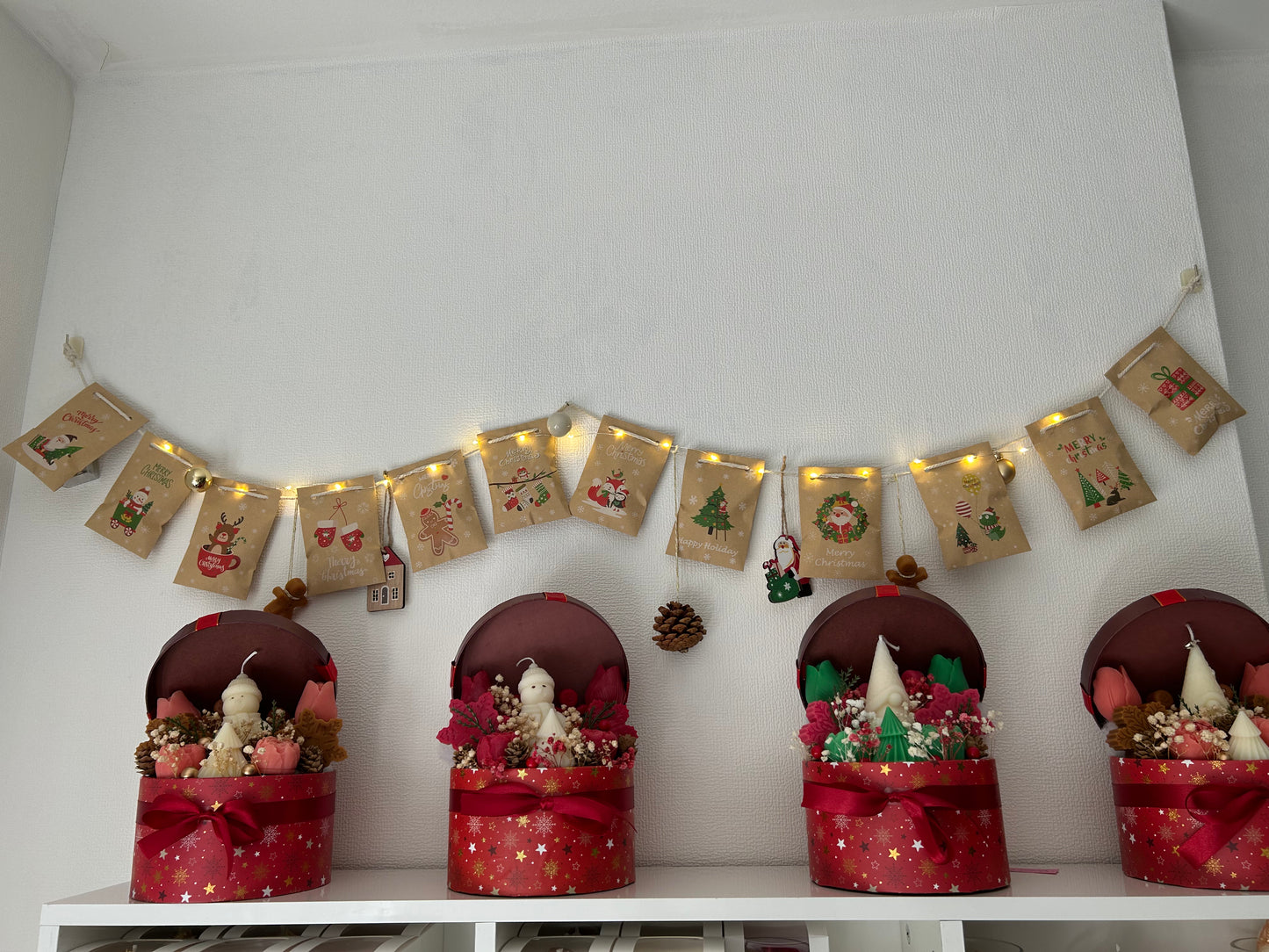 Calendrier de l'avant guirlande lumineuse