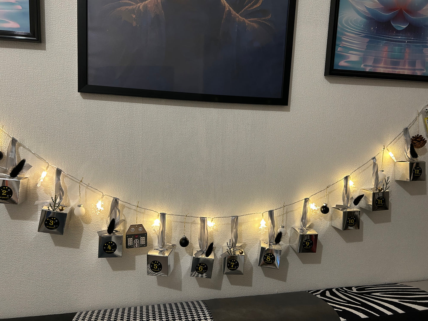 Calendrier de l’Avent guirlande lumineuse