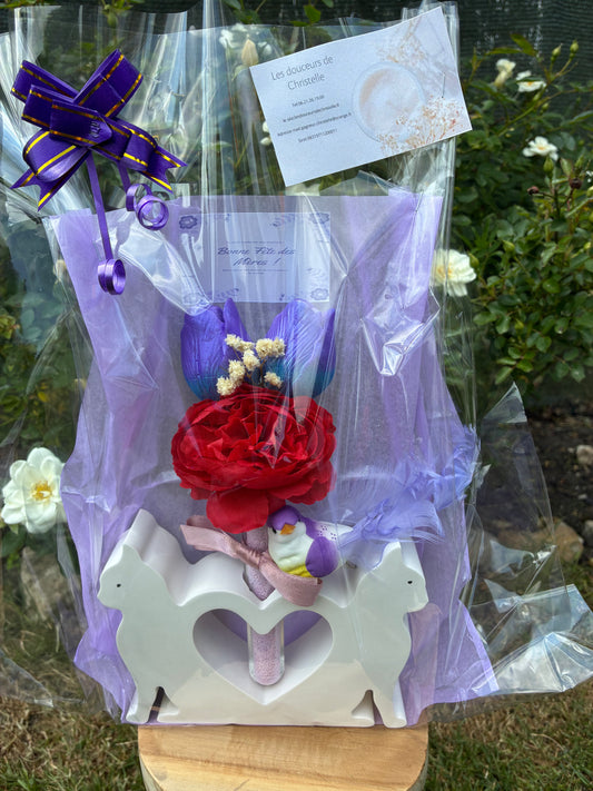 Décoration cœur et fondant parfumée